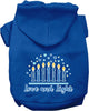 Hanukkah Pet, Dog and Cat Hoodie Screen Printed, Love and Light