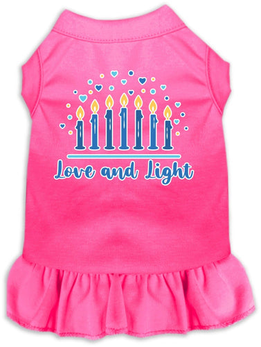 Hanukkah Pet Dress Love and Light