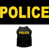 Halloween Pet Dog & Cat Shirt Screen Printed, Police Costume