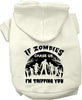 Halloween Pet Hoodie If Zombies Chase Us, I'm Tripping You