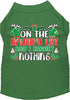 Christmas Cat or Dog Shirt for Pets 0-20 Pounds, On The Naughty List And I Regret Nothing