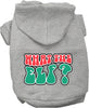 Christmas Pet Hoodie Screen Printed, What The Elf