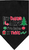 Christmas Pet and Dog Bandana Screen Printed, He's Making A List, I've Eaten It Twice