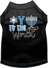 Hanukkah Pet Dog and Cat Shirt Screen Printed, Oy To The World