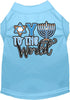 Hanukkah Pet Dog and Cat Shirt Screen Printed, Oy To The World