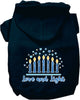 Hanukkah Pet, Dog and Cat Hoodie Screen Printed, Love and Light