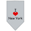 Pet and Dog Bandana Screen Printed, I Heart NY