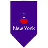 Pet and Dog Bandana Screen Printed, I Heart NY
