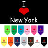 Pet and Dog Bandana Screen Printed, I Heart NY