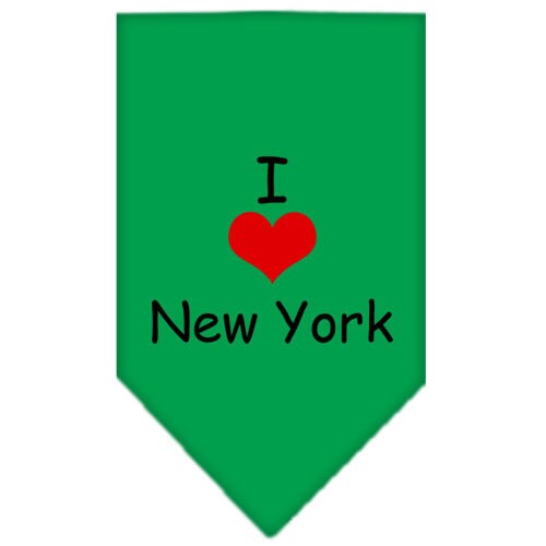 Pet and Dog Bandana Screen Printed, I Heart NY