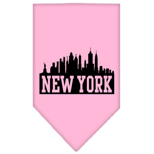 Pet and Dog Bandana Screen Printed, New York Skyline
