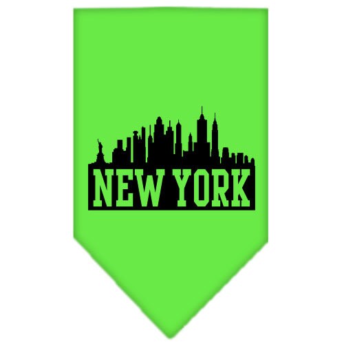 Pet and Dog Bandana Screen Printed, New York Skyline
