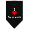 Pet and Dog Bandana Screen Printed, I Heart NY