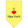 Pet and Dog Bandana Screen Printed, I Heart NY