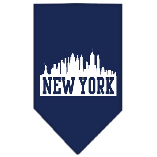 Pet and Dog Bandana Screen Printed, New York Skyline