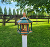 Amish Handmade Gazebo Bird Feeder – Weather-Resistant Poly Lumber Feeder with Wide Feeding Opening for Outdoor Birds