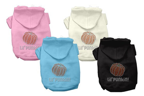 Halloween Pet Hoodie Rhinestone, Lil Punkin