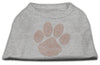 Pet Dog & Cat Shirt Rhinestone, Orange Paw