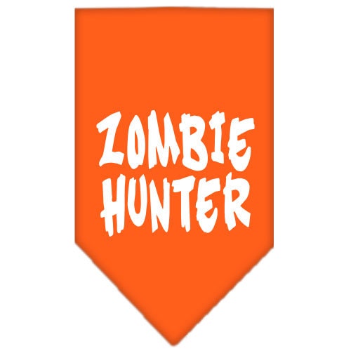Halloween Pet and Dog Bandana Screen Printed, Zombie Hunter