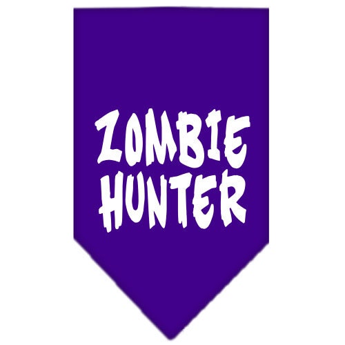 Halloween Pet and Dog Bandana Screen Printed, Zombie Hunter
