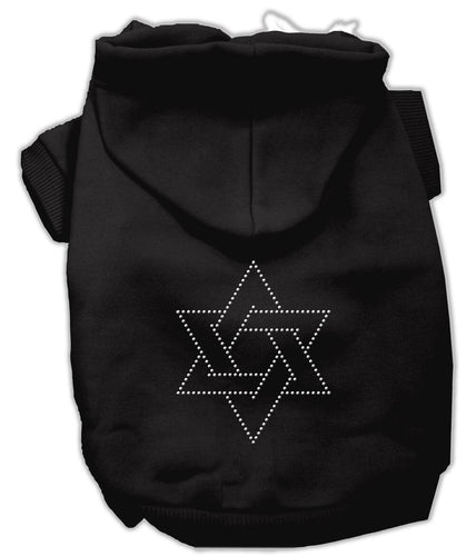 Hanukkah Pet Hoodie Rhinestone, Star Of David