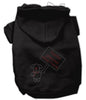 Christmas Pet Hoodie Rhinestone, Santa, Please Stop Here