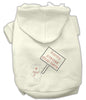 Christmas Pet Hoodie Rhinestone, Santa, Please Stop Here