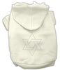 Hanukkah Pet Hoodie Rhinestone, Star Of David