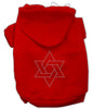 Hanukkah Pet Hoodie Rhinestone, Star Of David