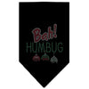 Christmas Pet and Dog Bandana Rhinestone, Bah Humbug
