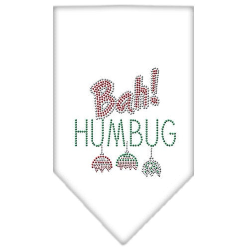 Christmas Pet and Dog Bandana Rhinestone, Bah Humbug