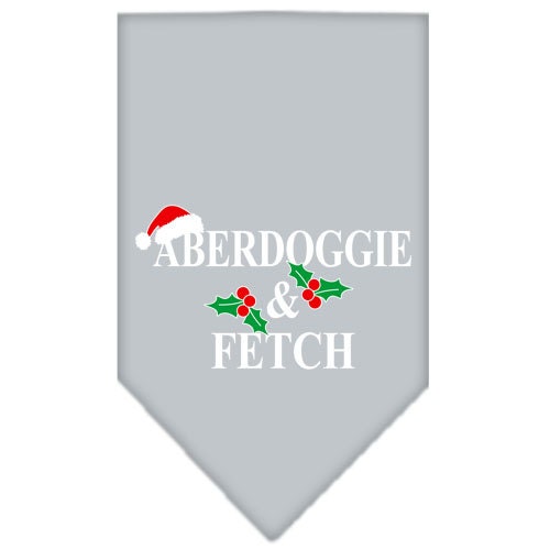 Christmas Pet and Dog Bandana Screen Printed, Aberdoggie Christmas