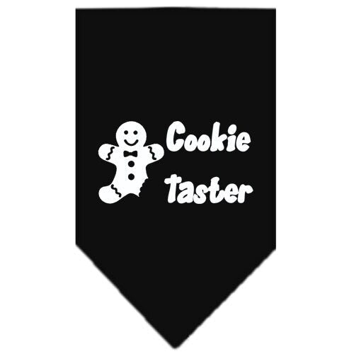 Christmas Pet and Dog Bandana Screen Printed, Cookie Taster