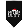 Christmas Pet and Dog Bandana Screen Printed, Don't Stop Believin'