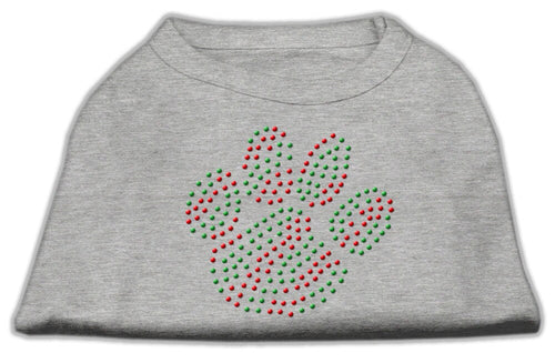 Christmas Pet Dog & Cat Shirt Rhinestone, Holiday Paw