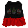 Christmas Pet Dress Rhinestone, Christmas Cupcakes