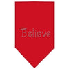 Christmas Pet and Dog Bandana Rhinestone, Believe
