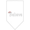 Christmas Pet and Dog Bandana Rhinestone, Believe