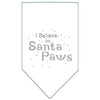 Christmas Pet and Dog Bandana Rhinestone, I Believe In Santa Paws