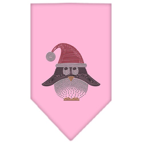 Christmas Pet and Dog Bandana Rhinestone, Santa Penguin
