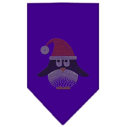Christmas Pet and Dog Bandana Rhinestone, Santa Penguin