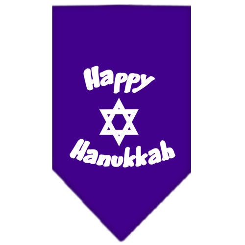 Pet and Dog Bandana Screen Printed, Happy Hanukkah