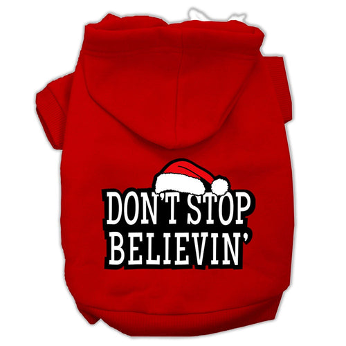 Christmas Pet Hoodie, Don't Stop Believin