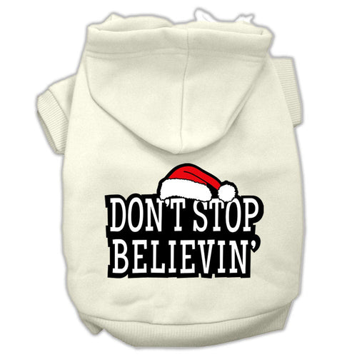 Christmas Pet Hoodie, Don't Stop Believin