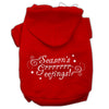 Christmas Pet Hoodie Screen Printed, Season's Greetings
