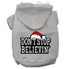 Christmas Pet Hoodie, Don't Stop Believin