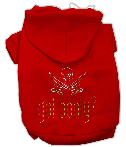 Pet Hoodie Rhinestone, Got Booty?