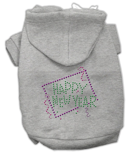 Pet Hoodie Rhinestone, Happy New Year