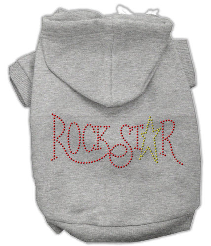 Pet Hoodie Rhinestone, Rockstar