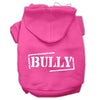 Pet Hoodie Screen Printed, Bully